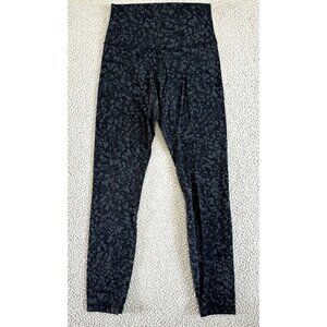 Lululemon Align Camo Leggings Full Length Grey Black High RIse